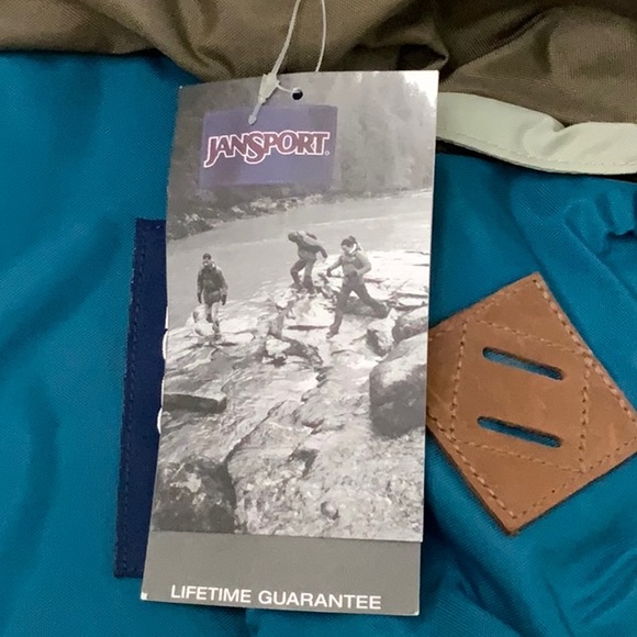 Jansport POWDERHORN backpack-Lt French Grey/Cilantro Grn - Picture 16 of 16